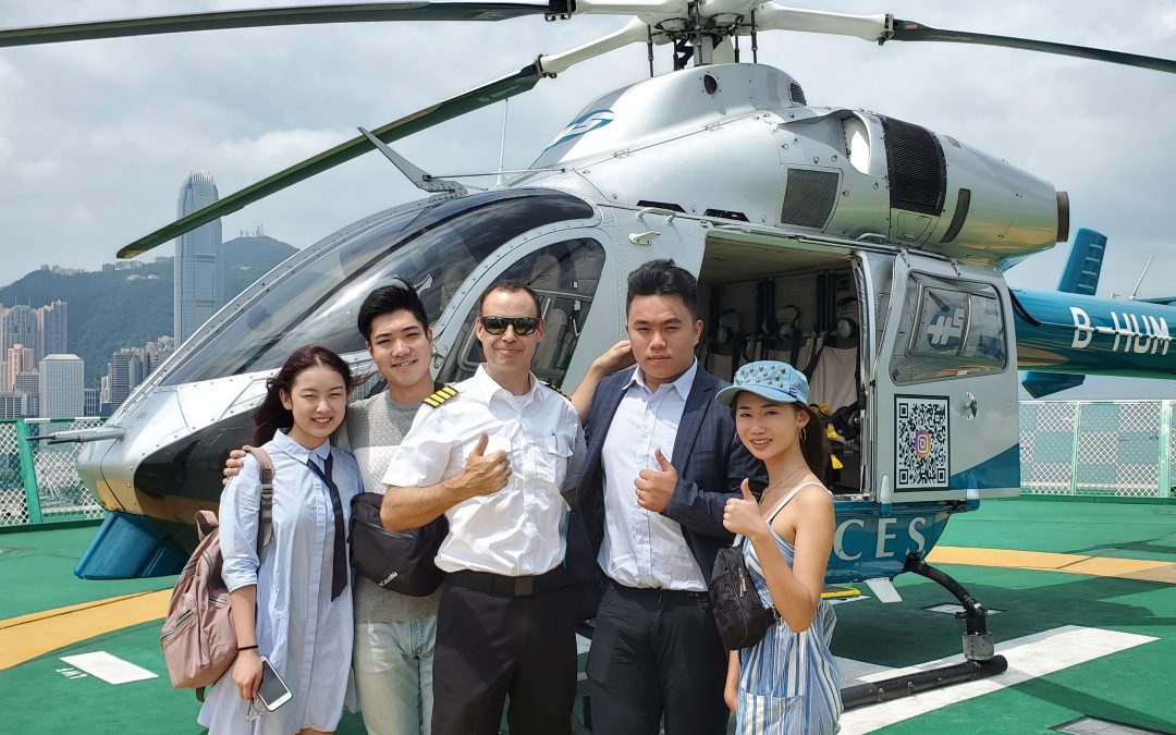 Site visit by students studying oversea